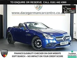 Blue Used 2018 Mercedes SLC200 AMG line Cabriolet | £14,789 (Expensive)