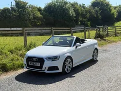 White Used 2018 Audi A3 Cabriolet S-Line Cabriolet | £14,995 (A bit pricey)