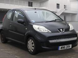 Black Used 2011 Peugeot 107 Hatchback | £1,990 (Fair price)