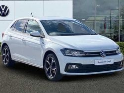 Pure white Used 2021 VW Polo R-line Hatchback | £16,445 (A bit pricey)