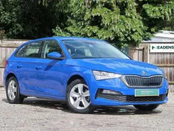 Energy blue Used 2022 Skoda Scala SE Hatchback | £13,495 (Fair price)