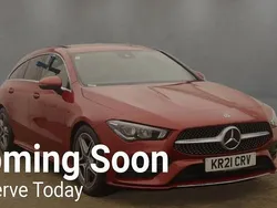 Red Used 2021 Mercedes CLA200 AMG line Estate | £18,699 (Fair price)