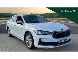 White Used 2024 Skoda Superb SE Technology Estate | £26,622 (Fair price)