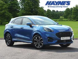 Blue Used 2021 Ford Puma ST-Line Hatchback | £17,299 (Fair price)