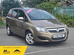 Brown Used 2013 Vauxhall Zafira MPV | £3,290 (Fair price)