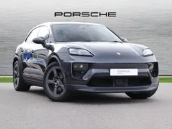 Volcano grey metallic New 2024 Porsche Macan 4 Electric SUV | £77,990