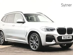Silver Used 2021 BMW X3 M Sport SUV | £28,500 (Good price)