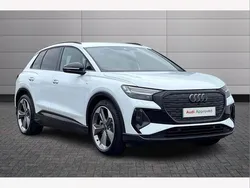 Glacier white New 2024 Audi Q4 e-tron Black Edition SUV | £41,695 (Fair price)