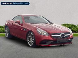 Red Used 2018 Mercedes SLC180 AMG line Cabriolet | £17,229 (Fair price)