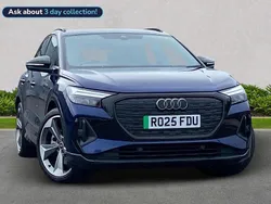 Blue Used 2025 Audi Q4 e-tron Black Edition SUV | £38,361 (Super price)