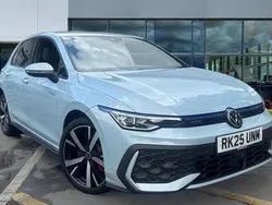Crystal ice blue metallic Used 2025 VW Golf VIII GTE Hatchback | £29,623 (Expensive)