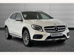 White Used 2019 Mercedes GLA200 AMG line SUV | £17,150 (A bit pricey)