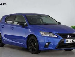 Blue Used 2017 Lexus CT200h Sport Line Hatchback | £13,490 (Fair price)