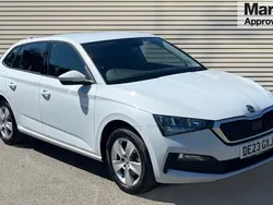White Used 2023 Skoda Scala SE Hatchback | £14,827 (Fair price)