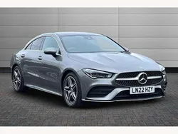 Grey Used 2022 Mercedes CLA200 AMG Line Premium Plus Coupe | £27,950 (A bit pricey)