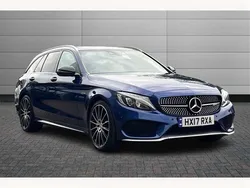 Brilliant blue Used 2017 Mercedes C43 AMG Premium Plus Estate | £20,870 (Good price)