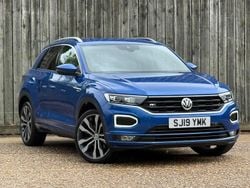 Blue Used 2019 VW T-Roc R-line SUV | £14,450 (Good price)