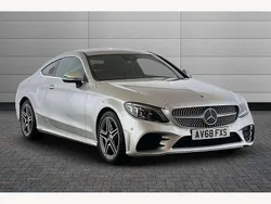 Iridium silver Used 2018 Mercedes C200 AMG Line Premium Coupe | £18,995 (A bit pricey)