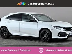 White Used 2018 Honda Civic Sport Hatchback | £13,497 (A bit pricey)