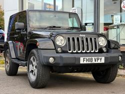 Black Used 2018 Jeep Wrangler Overland SUV | £23,495 (Expensive)