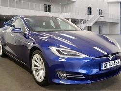 Blue Used 2020 Tesla Model S Long Range AWD Sedan | £32,387 (Expensive)