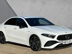 White Used 2023 Mercedes A35 AMG Premium Sedan | £33,795 (A bit pricey)