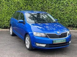 Blue Used 2017 Skoda Rapid SE Hatchback | £7,495 (Fair price)