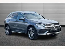 Grey Used 2021 Mercedes GLC300e AMG Line Premium SUV | £31,981 (Fair price)