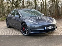 Grey Used 2020 Tesla Model 3 Performance Sedan | £36,295