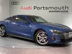 Blue Used 2022 Audi e-tron GT quattro Comfort Sedan | £35,490 (Fair price)