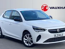 White Used 2021 Vauxhall Corsa Hatchback | £9,610 (Fair price)