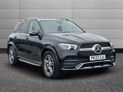 Black Used 2022 Mercedes GLE350e AMG line SUV | £34,972 (Good price)