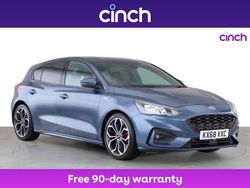 Blue Used 2019 Ford Focus ST-Line X Hatchback | £10,499 (Fair price)