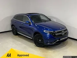 Blue Used 2021 Mercedes EQC400 AMG line SUV | £21,500 (Fair price)