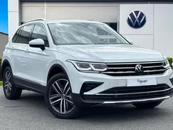 White New 2025 VW Tiguan Elegance SUV | £32,990