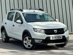 White Used 2014 Dacia Sandero Ambiance Hatchback | £2,399 (Fair price)