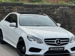 White Used 2015 Mercedes E300 AMG Line Premium Sedan | £9,995 (Super price)