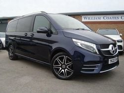Blue Used 2022 Mercedes V300 AMG line MPV | £49,950 (Super price)