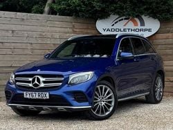 Blue Used 2017 Mercedes GLC250 AMG line SUV | £18,995 (Fair price)