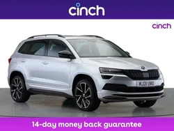Silver Used 2021 Skoda Karoq SportLine SUV | £22,199 (Fair price)