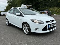 White Used 2014 Ford Focus Titanium Hatchback | £4,440 (Fair price)