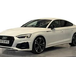 White Used 2020 Audi A5 Sportback S-Line Hatchback | £24,220 (Expensive)