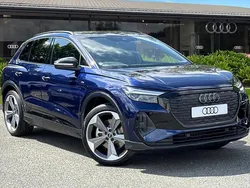 Blue New 2025 Audi Q4 e-tron Black Edition SUV | £46,350 (Super price)