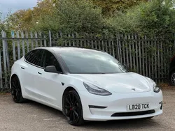 White Used 2020 Tesla Model 3 Performance Sedan | £15,500 (Good price)