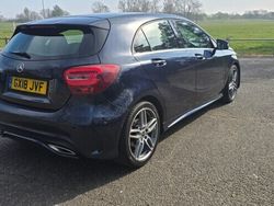 Blue Used 2018 Mercedes A180 AMG line Hatchback | £9,250 (Super price)