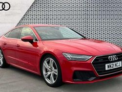 Red Used 2021 Audi A7 S-Line Hatchback | £28,990 (Fair price)