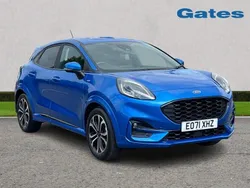 Blue Used 2021 Ford Puma ST-Line Hatchback | £18,699 (Fair price)