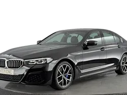 Black Used 2021 BMW 545e M Sport Sedan | £25,270 (Fair price)