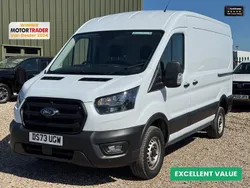 White Used 2023 Ford Transit Van | £22,498 (Expensive)