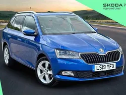 Race blue metallic Used 2019 Skoda Fabia SE L Estate | £13,000 (Fair price)